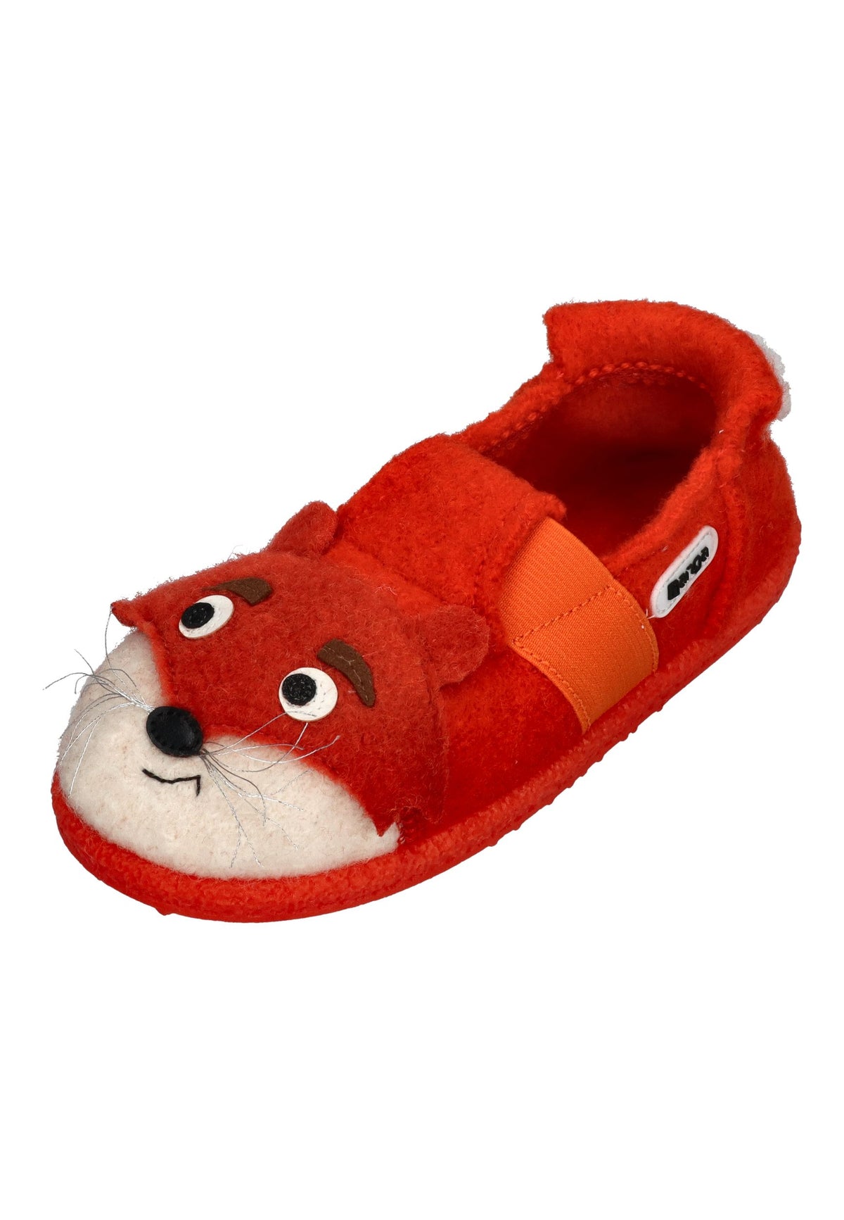 NANGA Kinder Hausschuhe Schurwolle FOX 2.0 orange