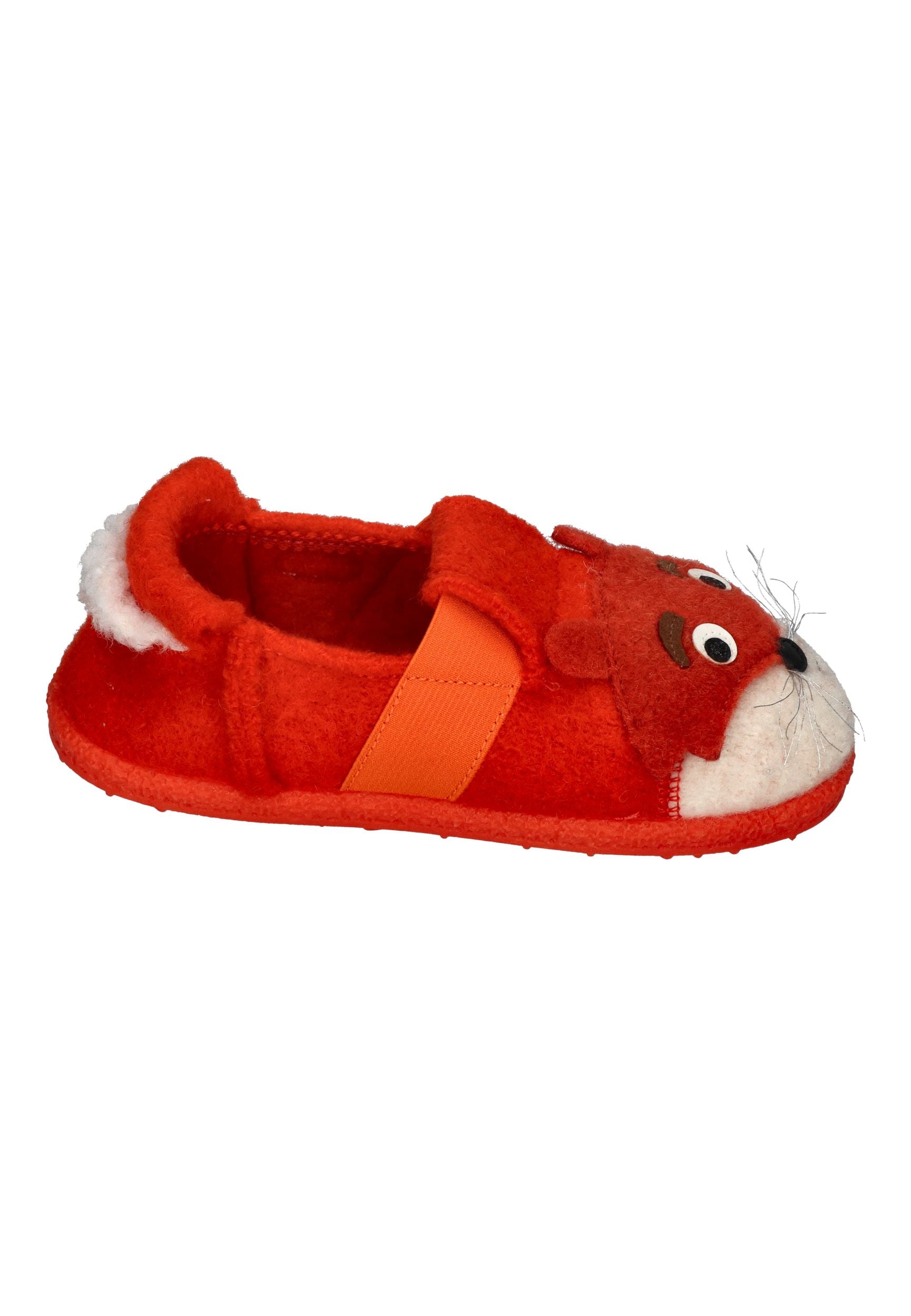 NANGA Kinder Hausschuhe Schurwolle FOX 2.0 orange