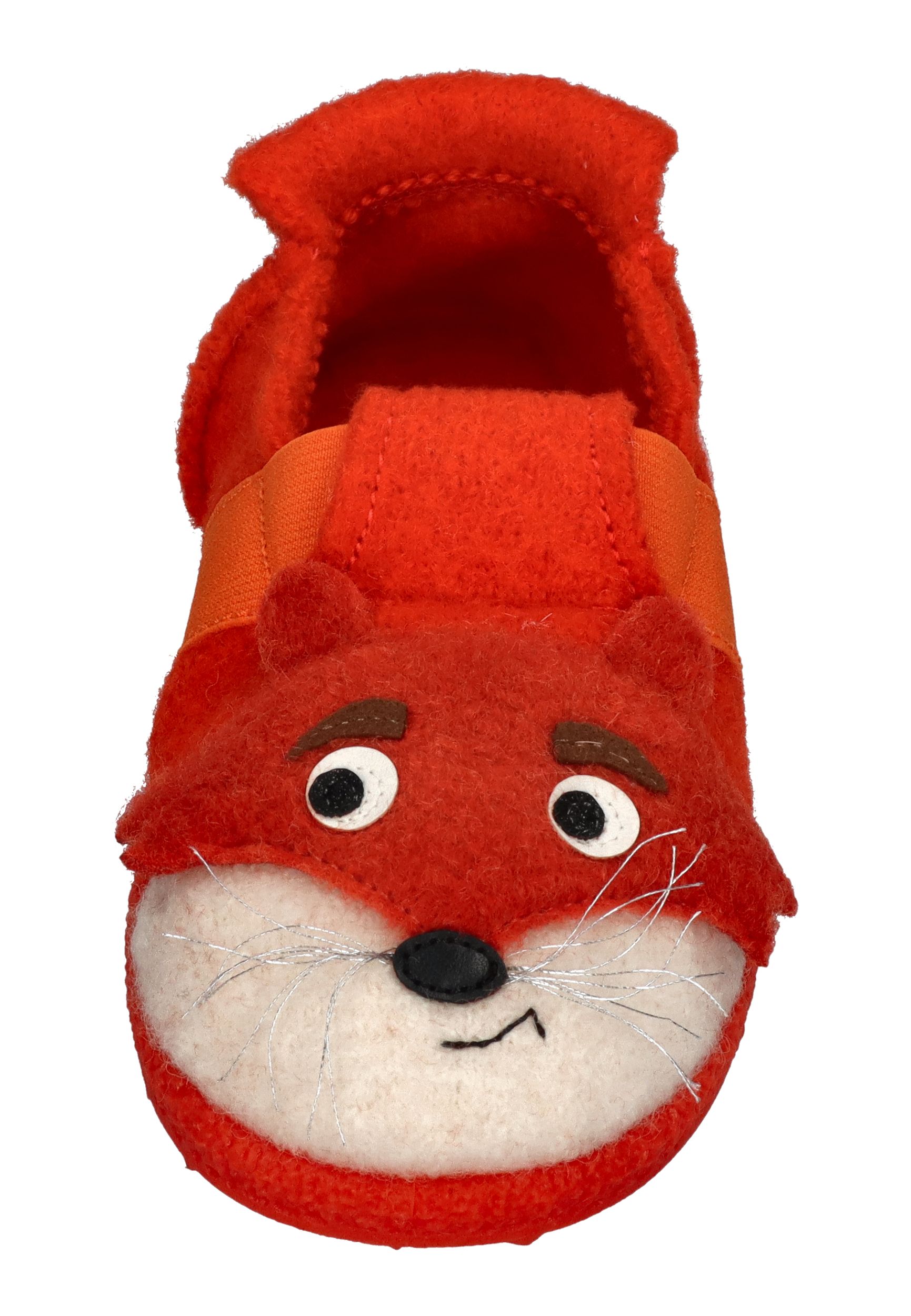 NANGA Kinder Hausschuhe Schurwolle FOX 2.0 orange