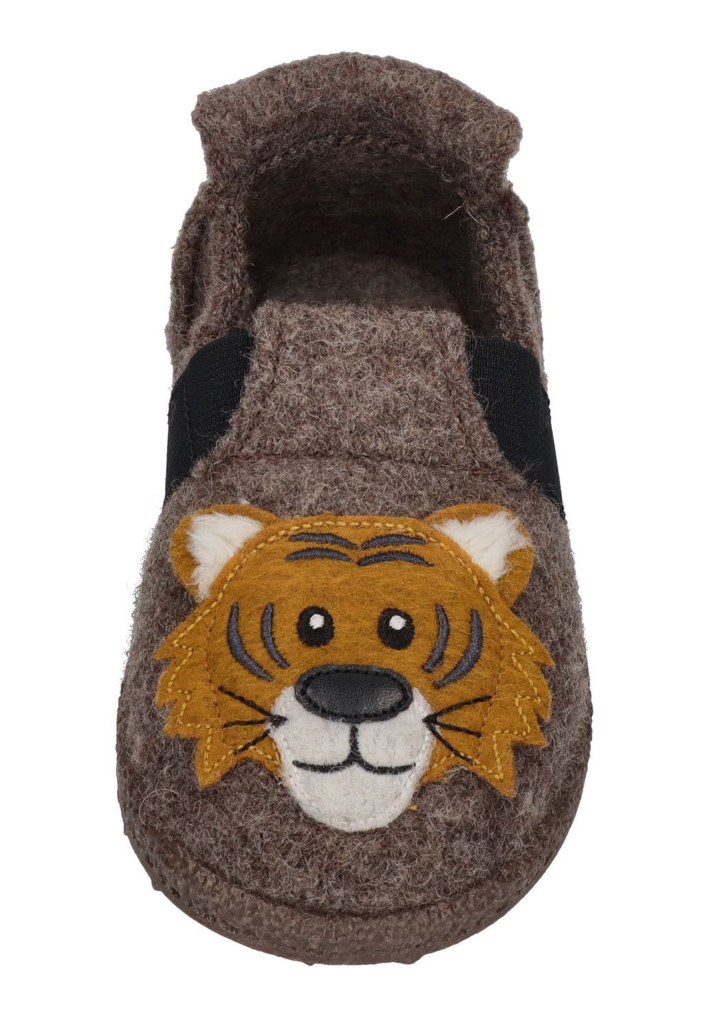 NANGA Kinder Hausschuhe Schurwolle ROAR TIGER 2.0 braun