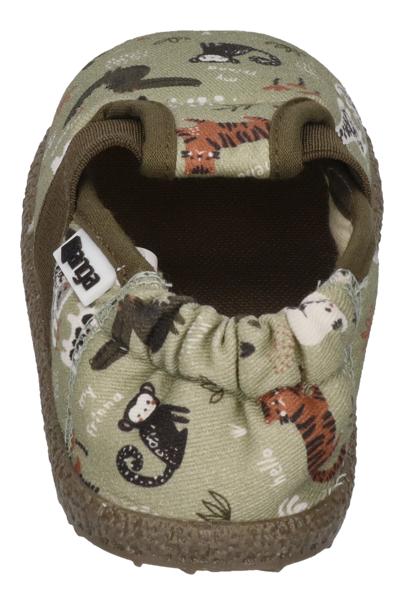 NANGA Kinderschuhe - Hausschuhe AFRIKA 2.0 grün