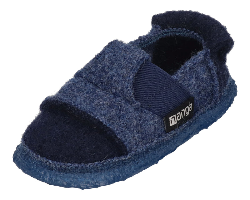 NANGA Kinderschuhe - Hausschuhe BERG - blau