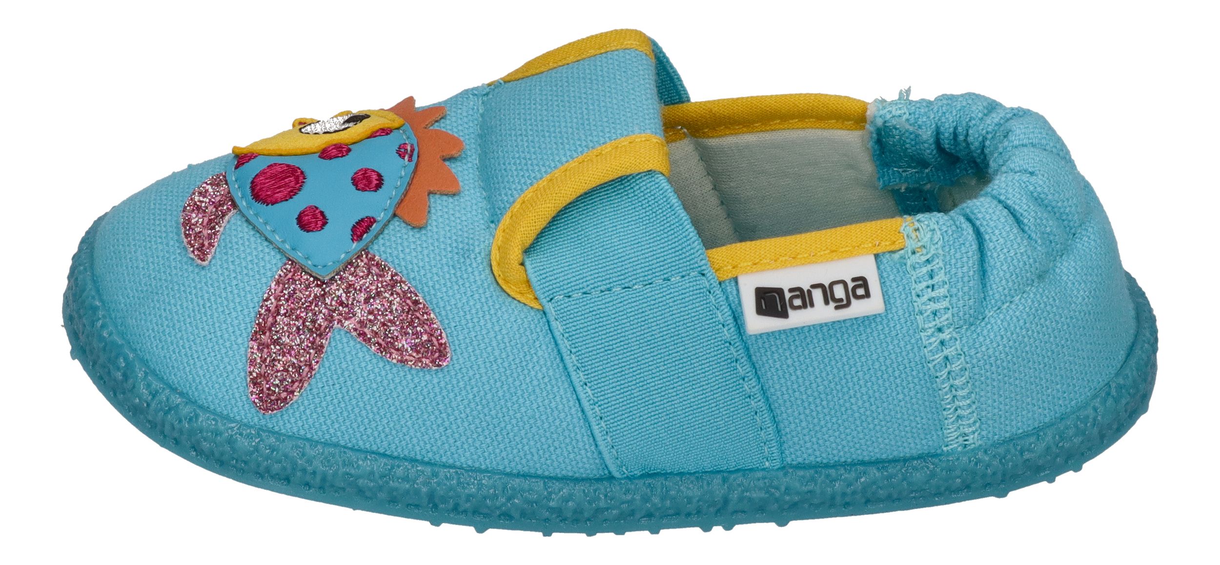 NANGA Kinderschuhe - Hausschuhe GOLDFISCHI 2.0 türkis