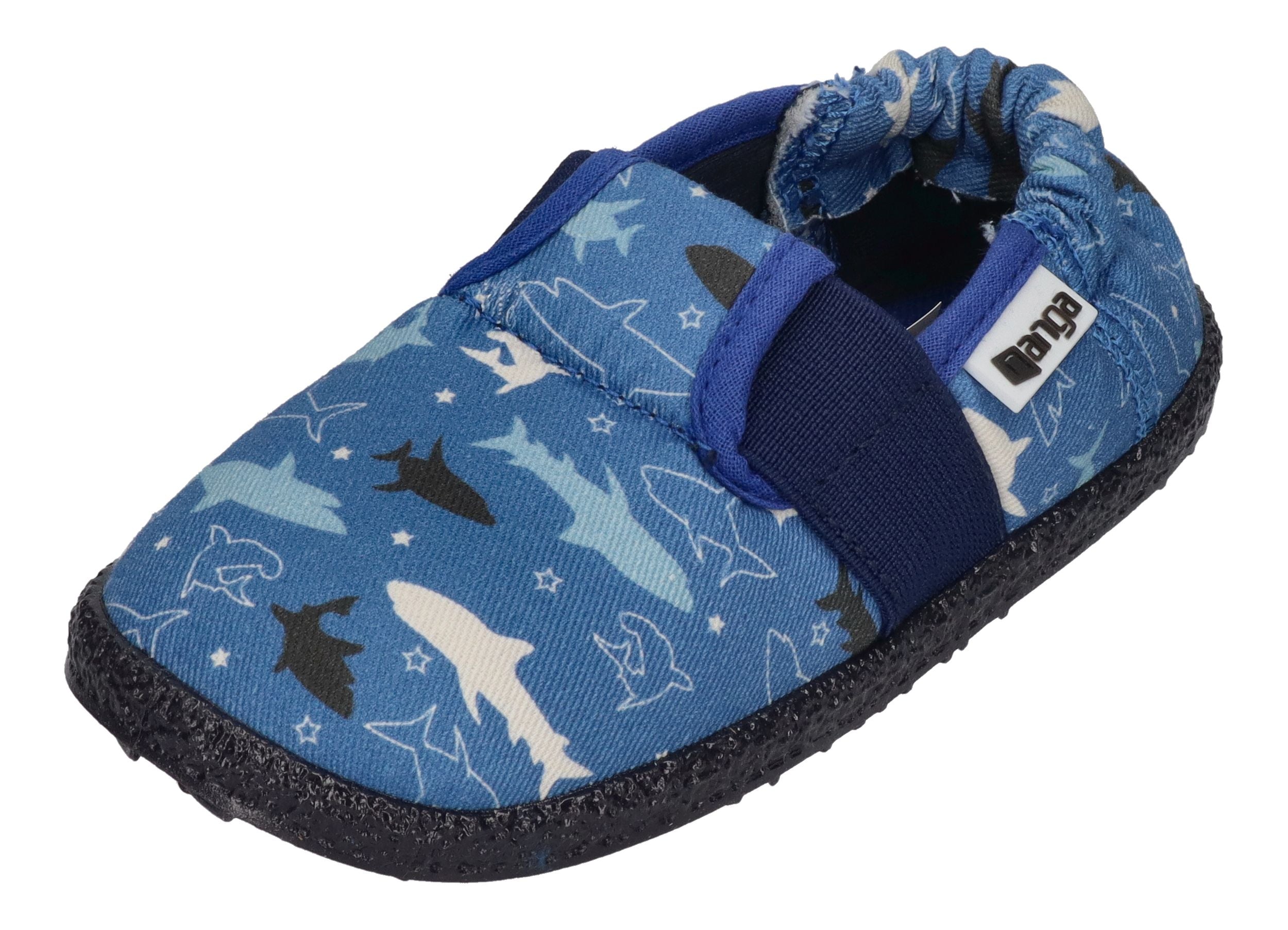 NANGA Kinderschuhe - Hausschuhe HAIALARM 2.0 blau