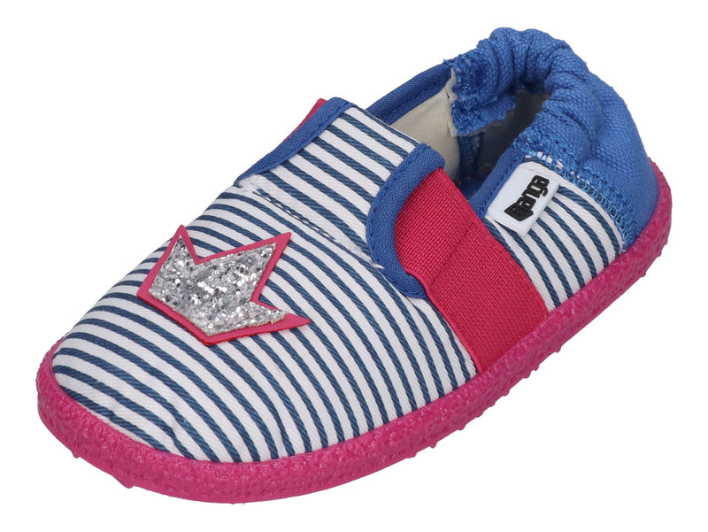 NANGA Kinderschuhe - Hausschuhe HERZKLOPFEN 2.0 hellblau