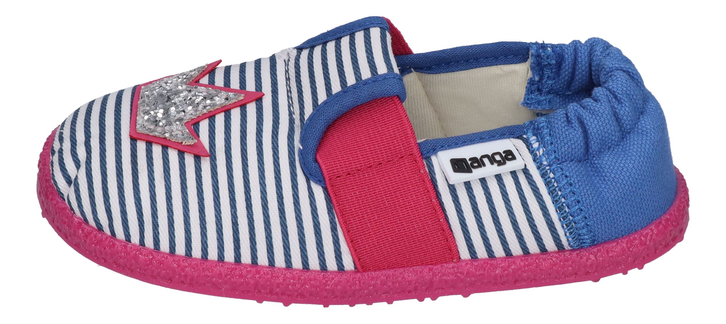 NANGA Kinderschuhe - Hausschuhe HERZKLOPFEN 2.0 hellblau