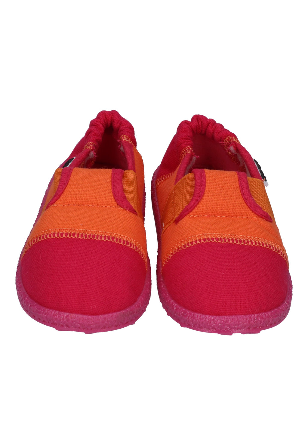 NANGA Kinderschuhe - Hausschuhe KLETTE 2.0 pink orange