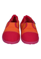 NANGA Kinderschuhe - Hausschuhe KLETTE 2.0 pink orange
