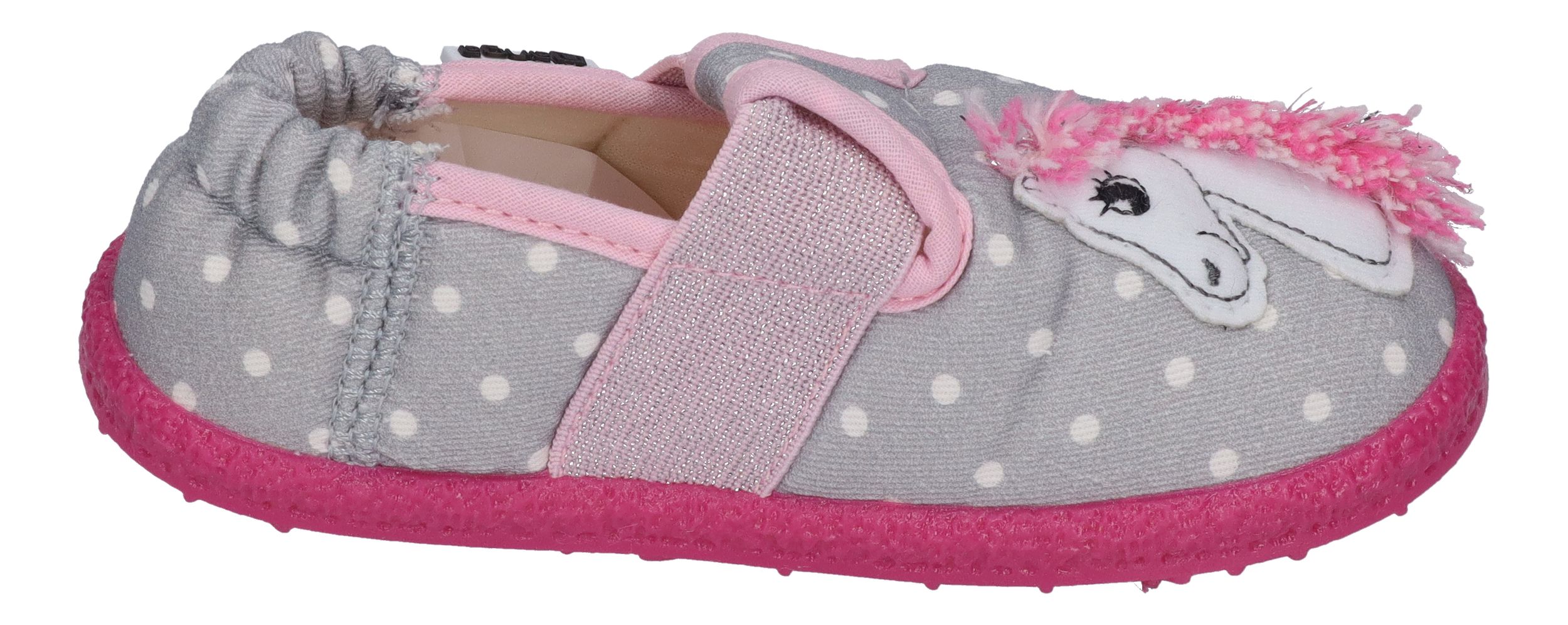 NANGA Kinderschuhe - Hausschuhe PFERDCHEN 2.0 grau