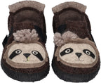 NANGA Kinderschuhe - Hausschuhe SHAGGY SLOTH - braun 80