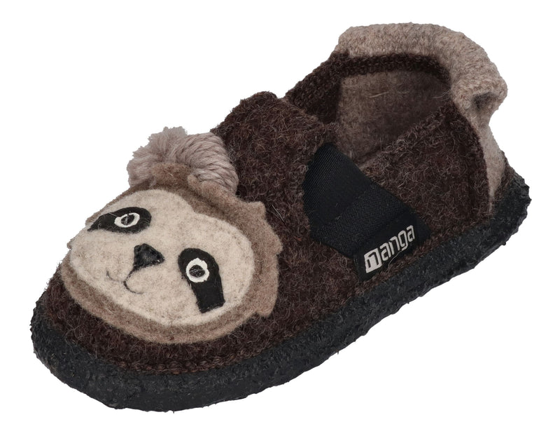 NANGA Kinderschuhe - Hausschuhe SHAGGY SLOTH - braun 80