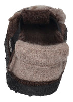NANGA Kinderschuhe - Hausschuhe SHAGGY SLOTH - braun 80