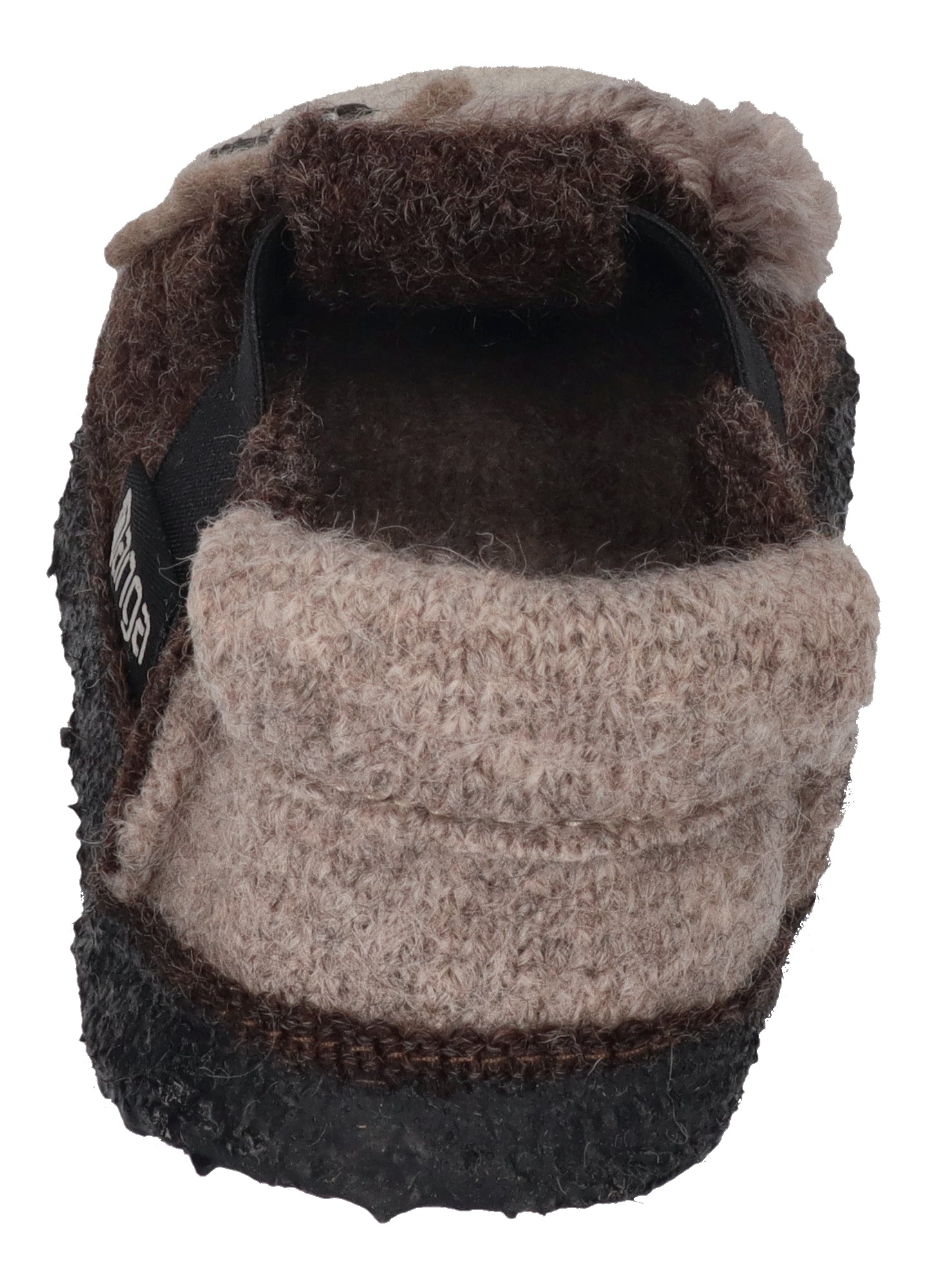 NANGA Kinderschuhe - Hausschuhe SHAGGY SLOTH - braun 80