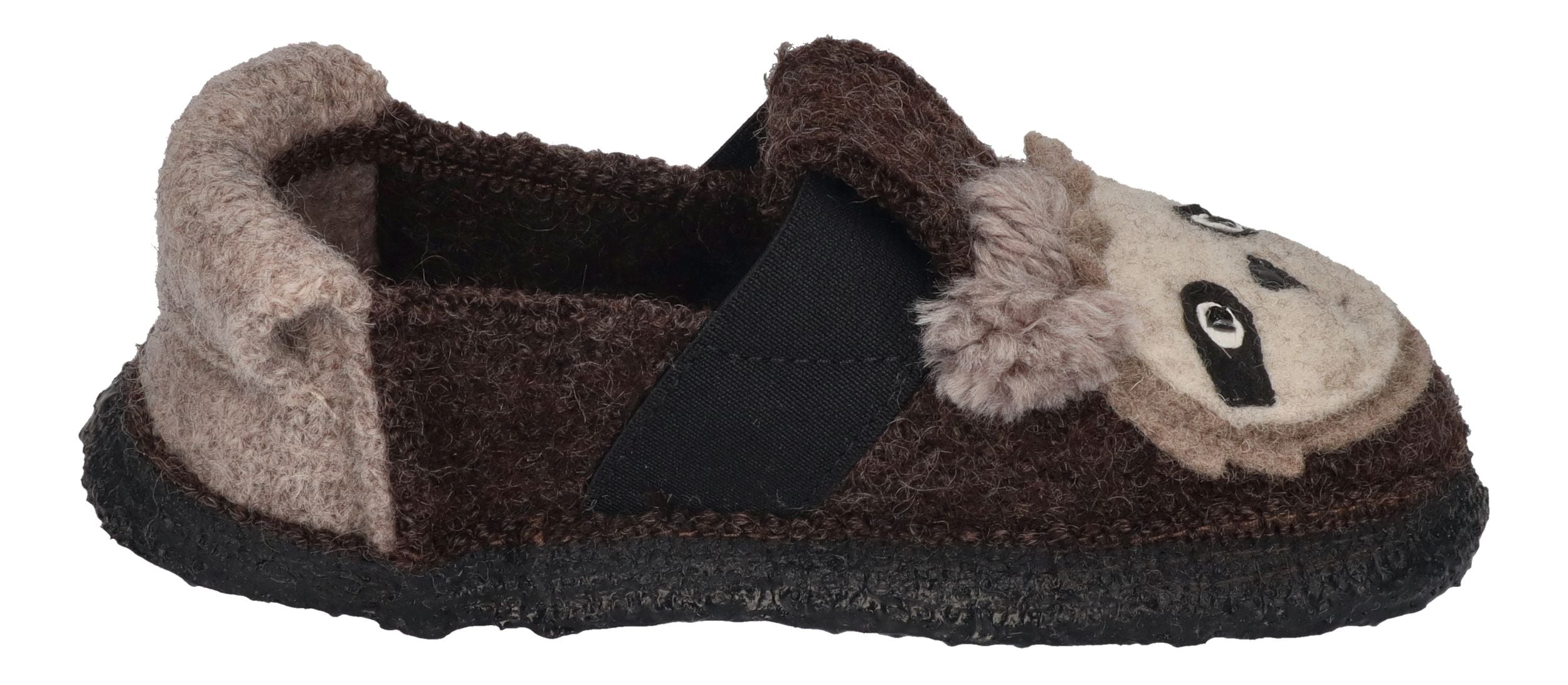 NANGA Kinderschuhe - Hausschuhe SHAGGY SLOTH - braun 80