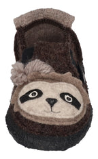 NANGA Kinderschuhe - Hausschuhe SHAGGY SLOTH - braun 80