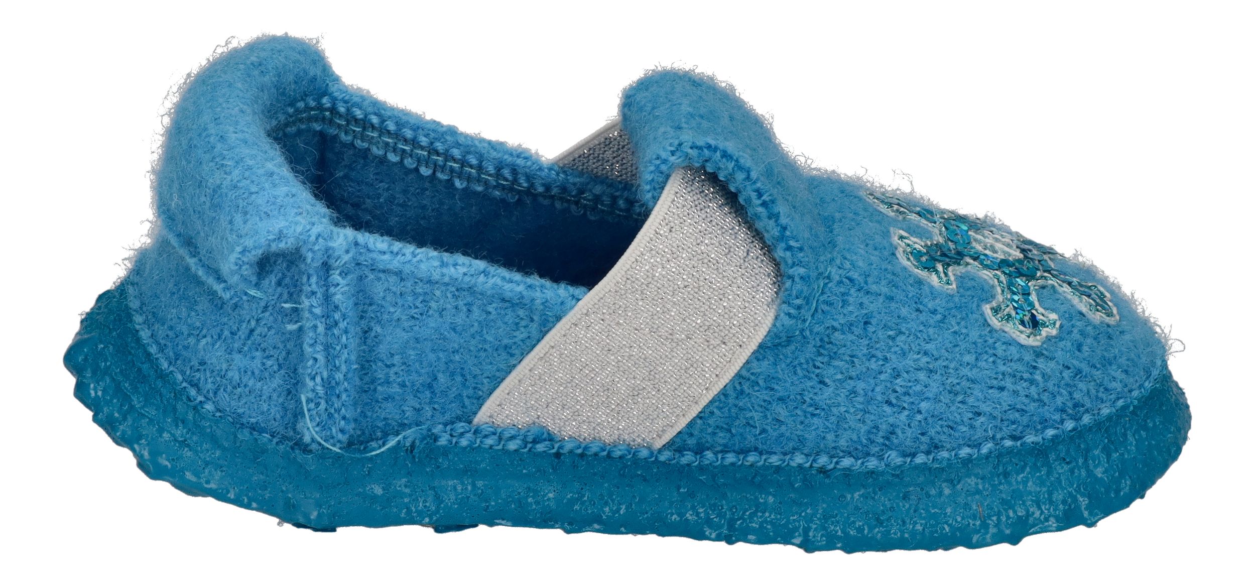 NANGA Kinderschuhe - Hausschuhe SNOWFLAKE - türkis