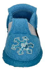 NANGA Kinderschuhe - Hausschuhe SNOWFLAKE - türkis