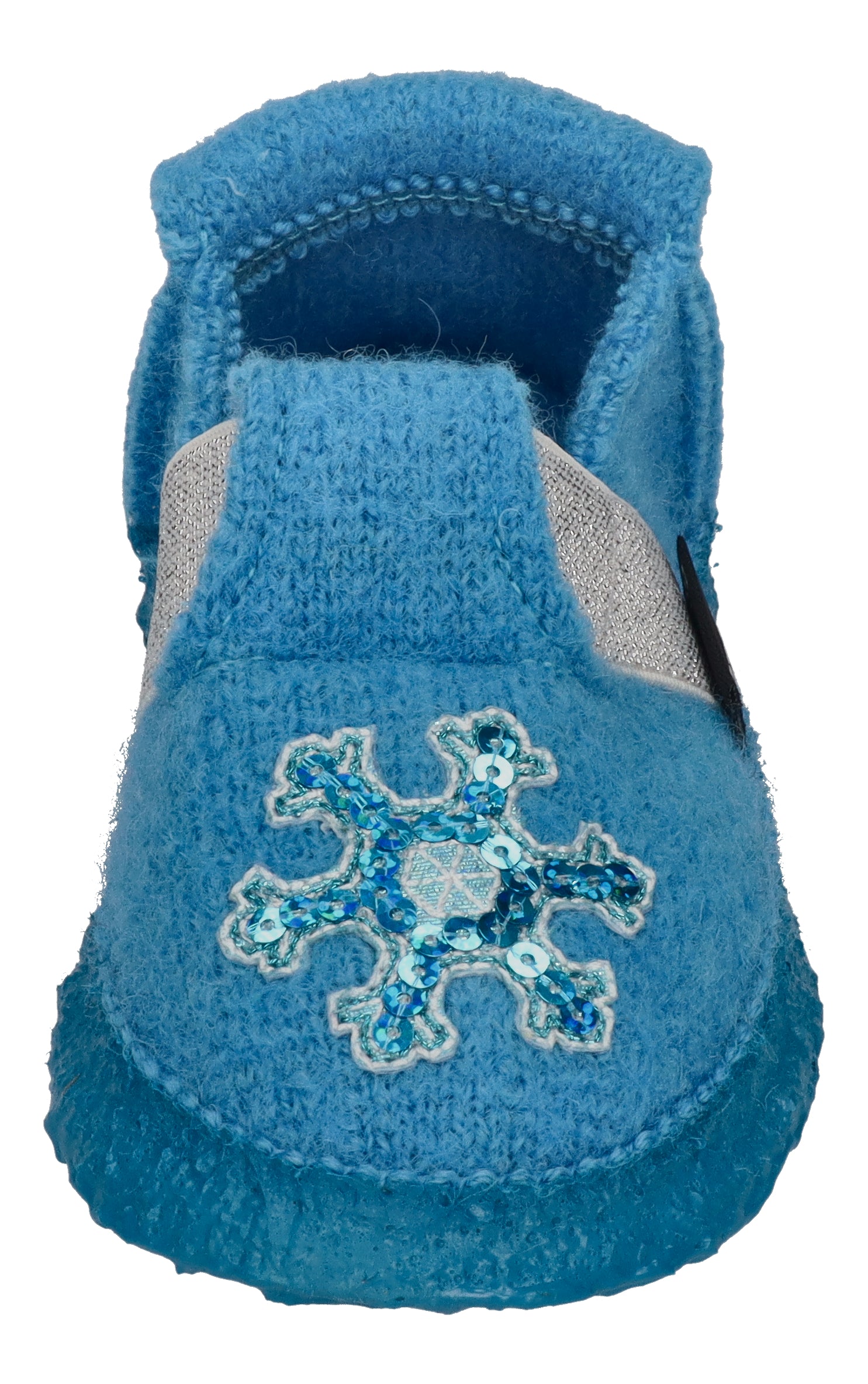 NANGA Kinderschuhe - Hausschuhe SNOWFLAKE - türkis
