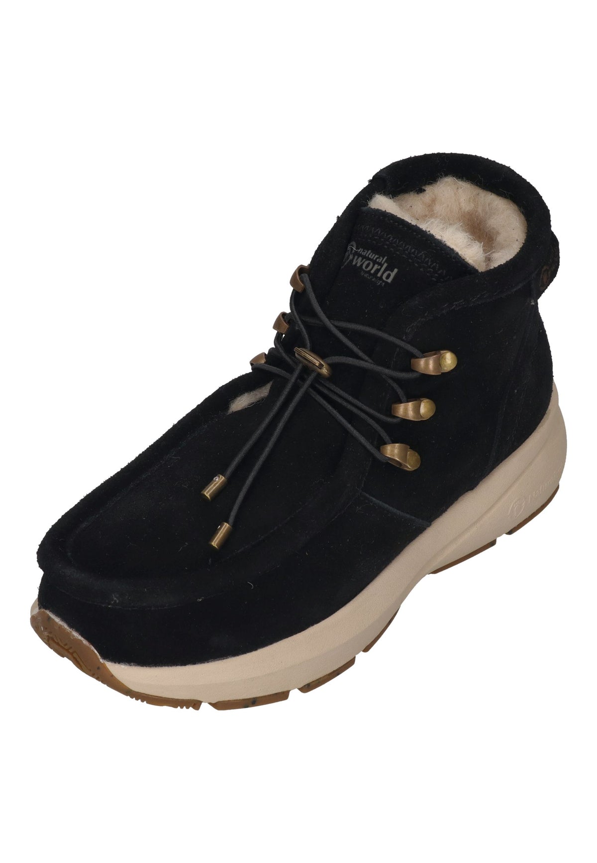 NATURAL WORLD Damen Boots NARAO 8481-701 negro