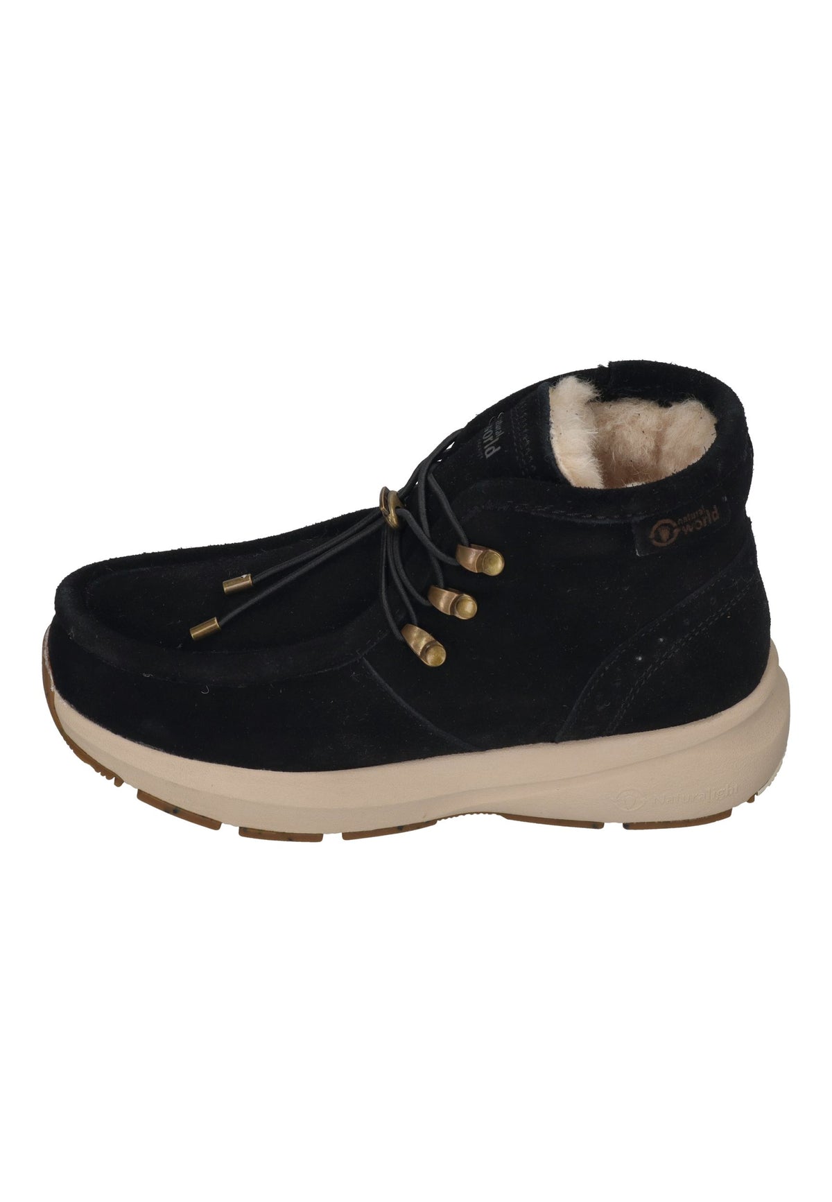 NATURAL WORLD Damen Boots NARAO 8481-701 negro