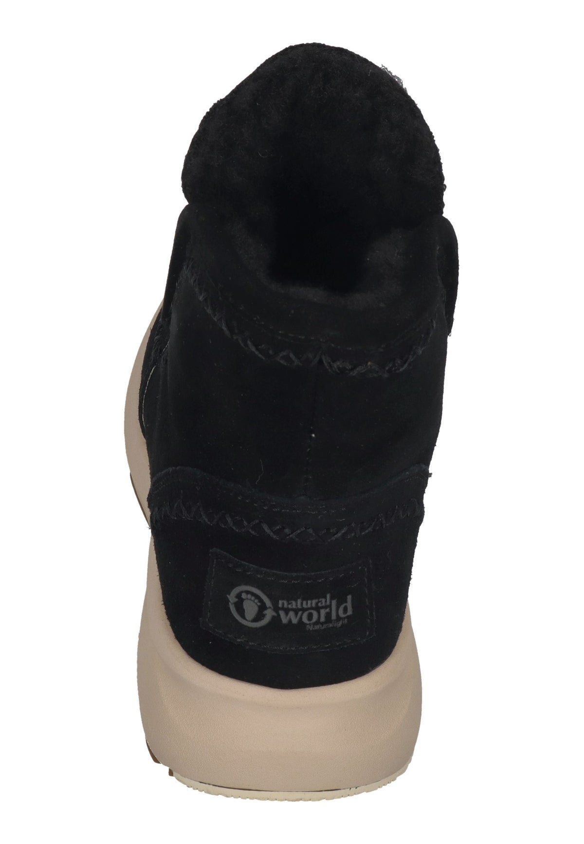 NATURAL WORLD Damen Boots SIENA 8475-701 negro