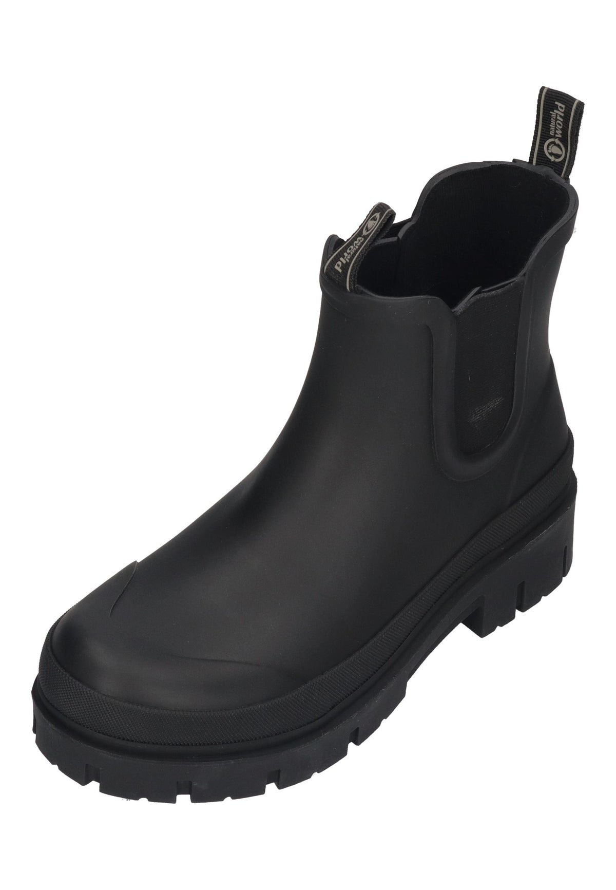 NATURAL WORLD Damen Chelsea-Boot AGUA 7402-701 negro