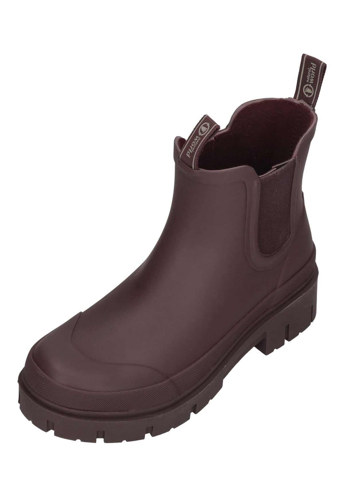 NATURAL WORLD Damen Chelsea-Boot AGUA 7402-720 burdeos