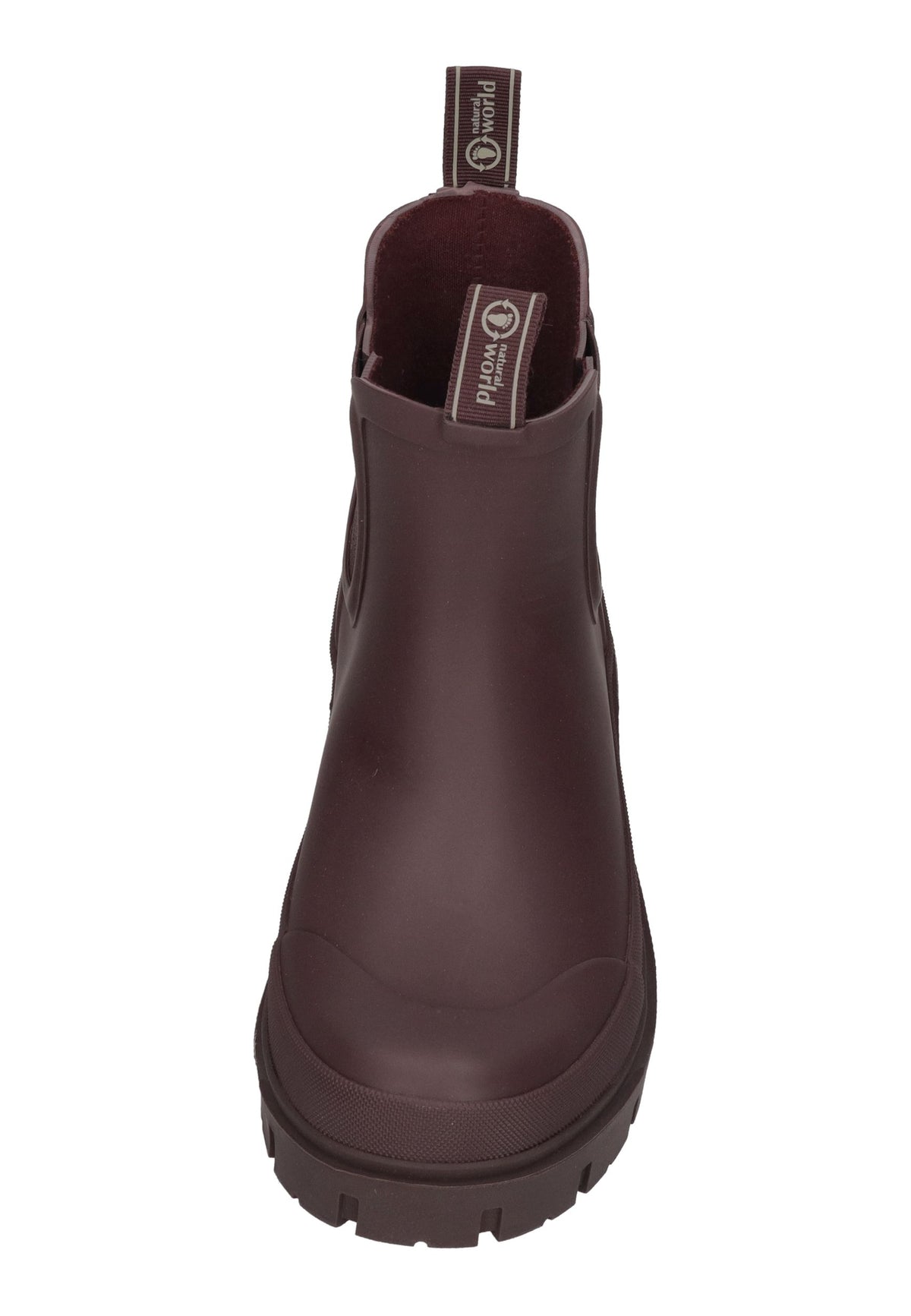 NATURAL WORLD Damen Chelsea-Boot AGUA 7402-720 burdeos