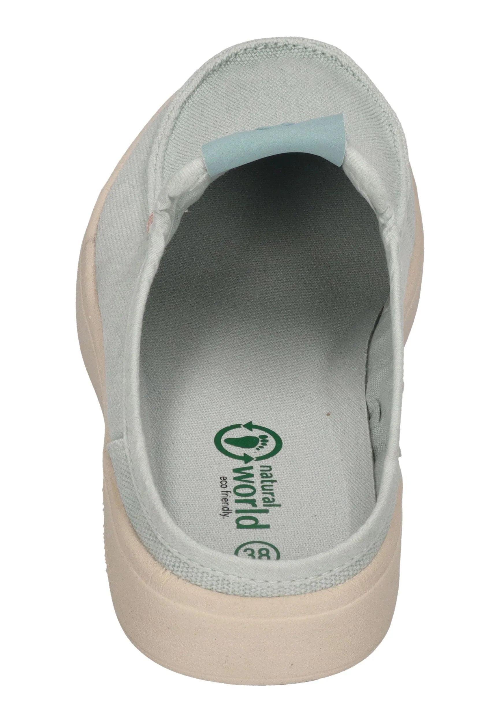 NATURAL WORLD Damen Pantolette PINET 8467 aqua 763