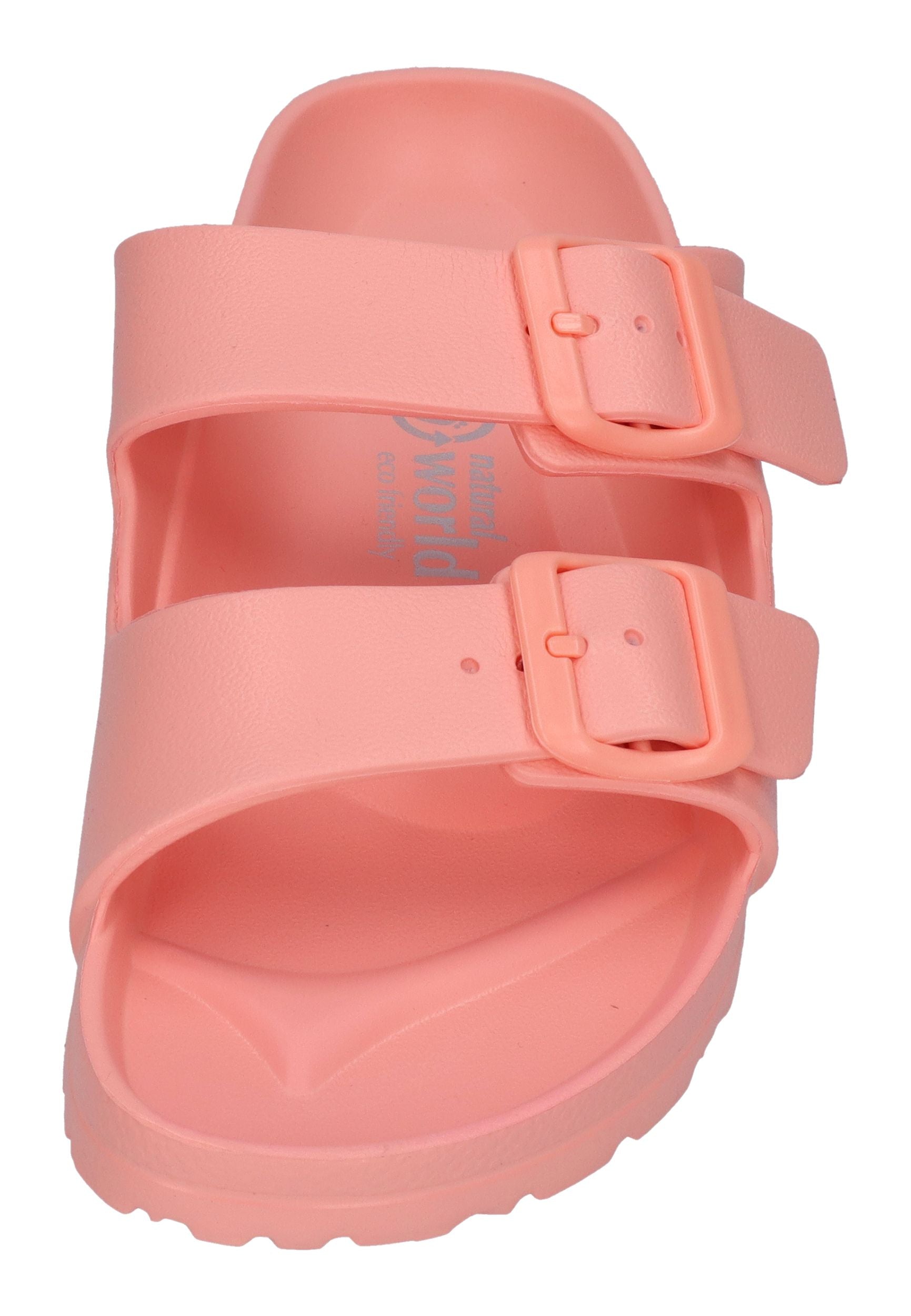 NATURAL WORLD Damen Pantoletten BIOS EVA M2 7051-703 nu apricot