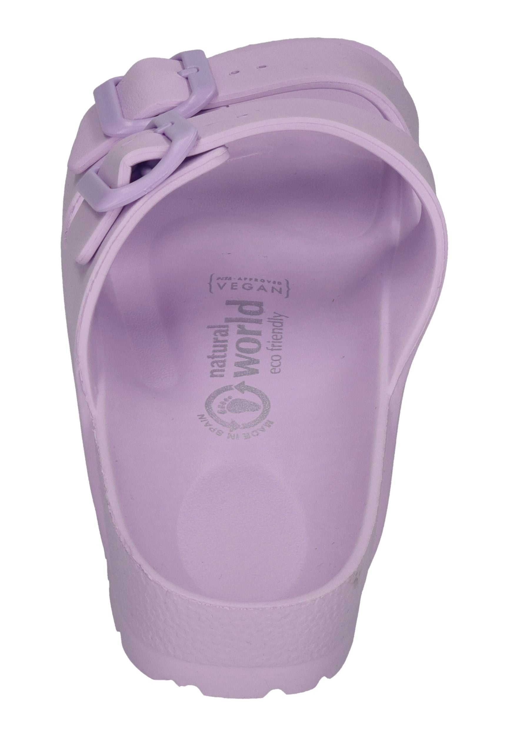 NATURAL WORLD Damen Pantoletten BIOS EVA M2 7051-713 malva