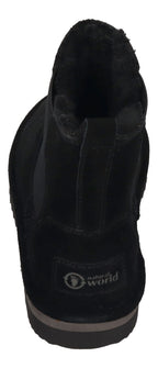 NATURAL WORLD Herren Chelsea-Boots DUNE 7384 negro