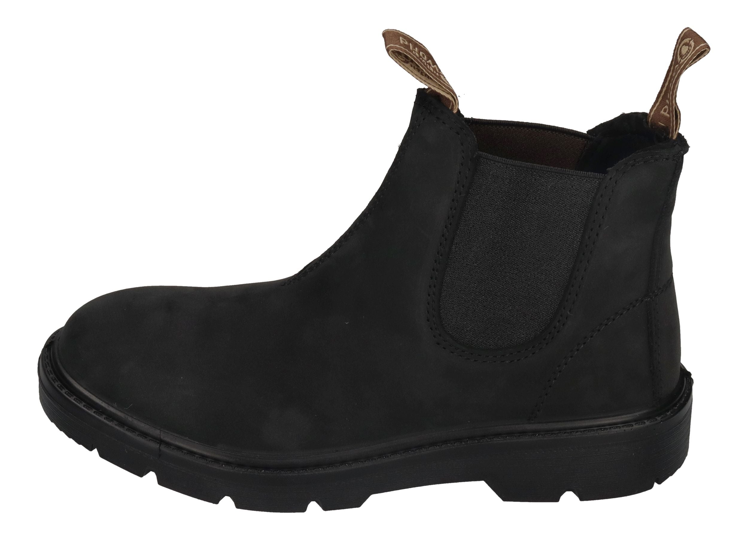 NATURAL WORLD Herren Chelsea-Boots KARA 9080 negro