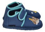 NANGA Kinderschuhe - Hausschuhe BÄRCHEN - blau-3