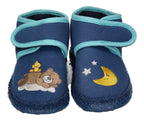 NANGA Kinderschuhe - Hausschuhe BÄRCHEN - blau-2