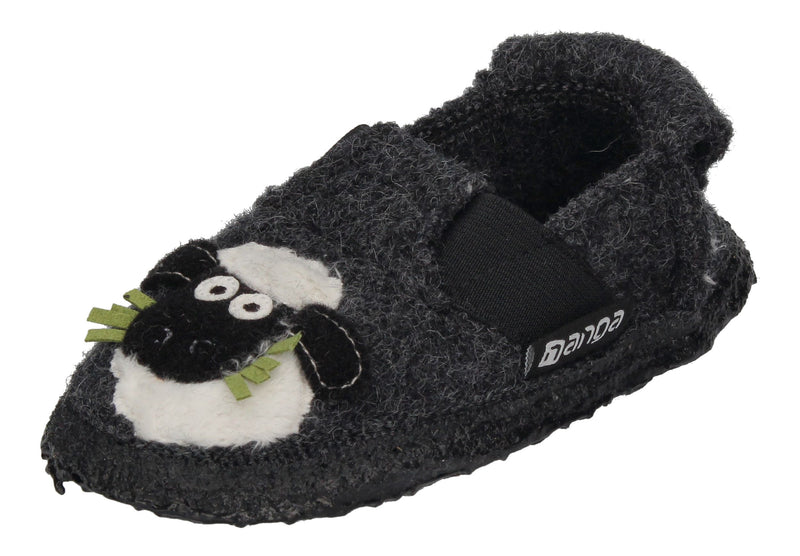 NANGA Kinderschuhe - Hausschuhe SHAUNY - grau-0
