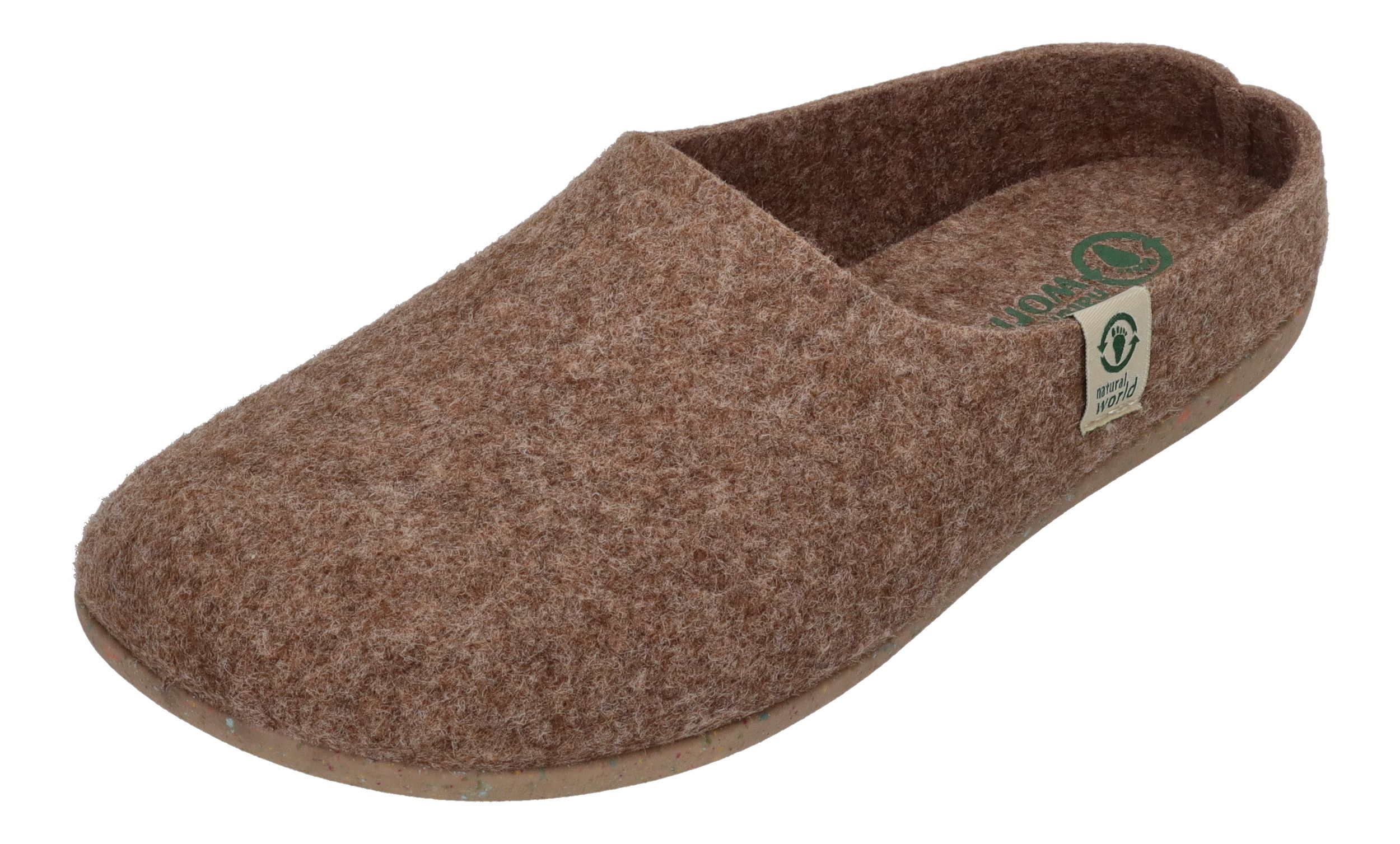 NATURAL WORLD Damen und Herren - Hausschuhe 8999 - beige
