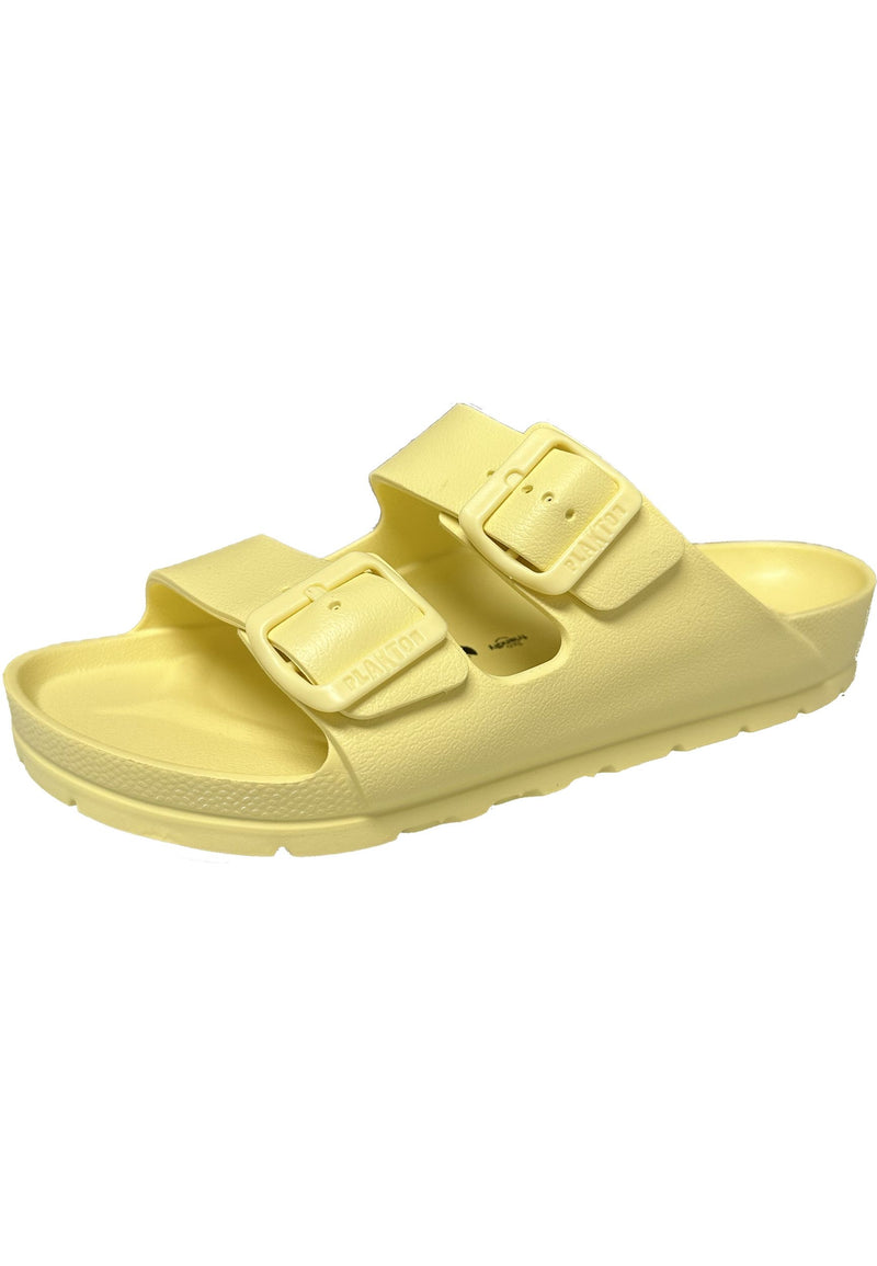 PLAKTON SWIM Collection Damen Pantoletten WANDA butter yellow