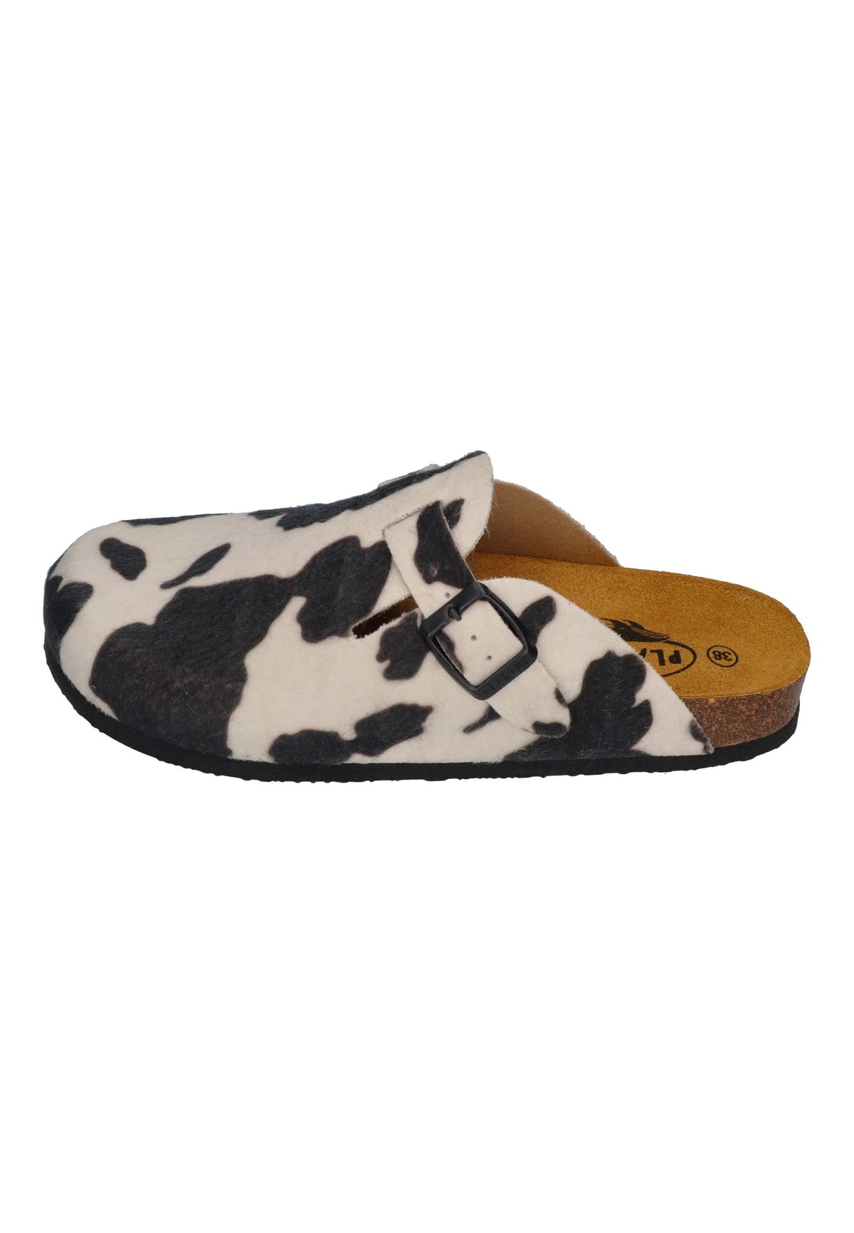 PLAKTON Damen Clogs BLOGG 181539 pegasus cow black