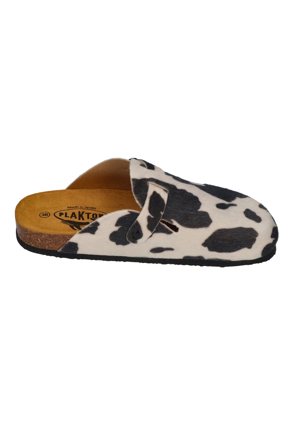 PLAKTON Damen Clogs BLOGG 181539 pegasus cow black