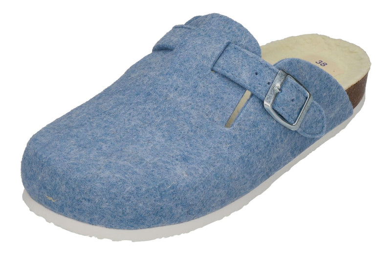 PLAKTON Hausschuhe BLOGG WOOL FILTRO 181539 celeste 257