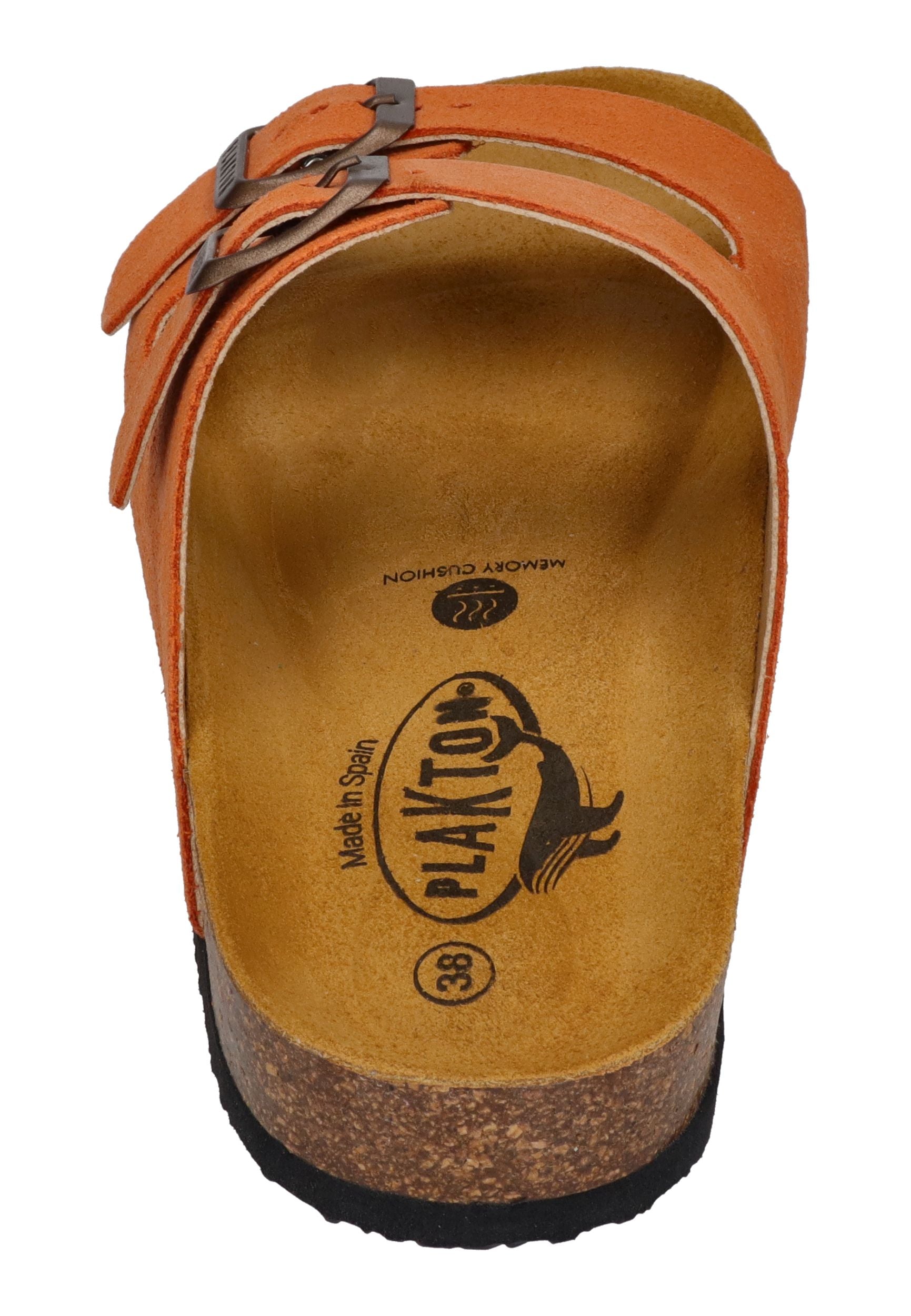 PLAKTON Damen Pantoletten BETA 180010 calabaza
