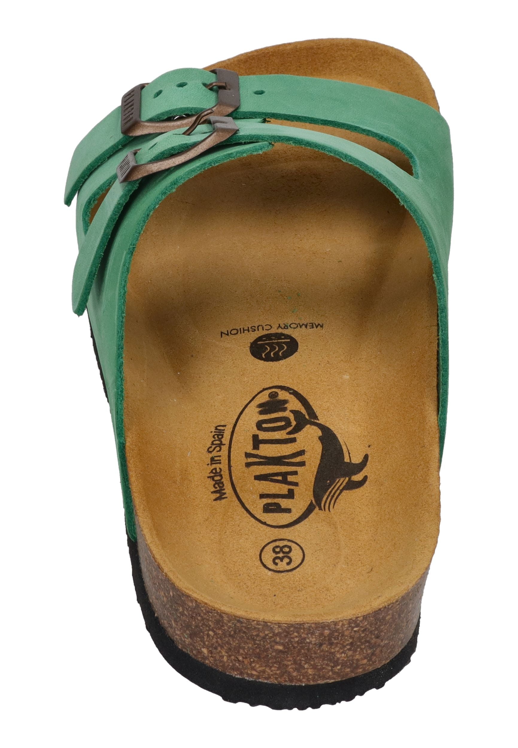 PLAKTON Damen Pantoletten BETA 180010 green