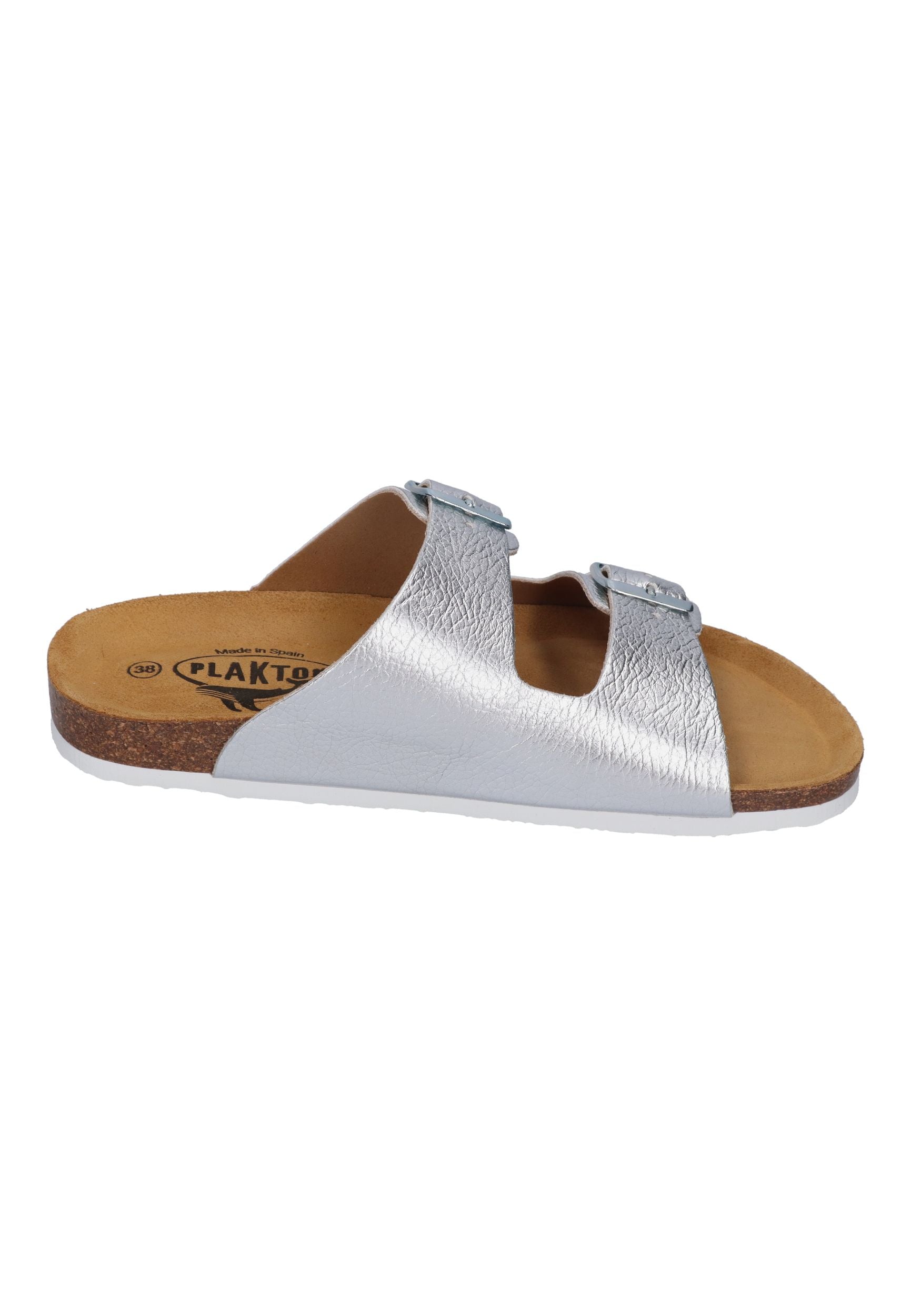 PLAKTON Damen Pantoletten BETA 180010 plata