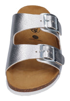 PLAKTON Damen Pantoletten BETA 180010 plata