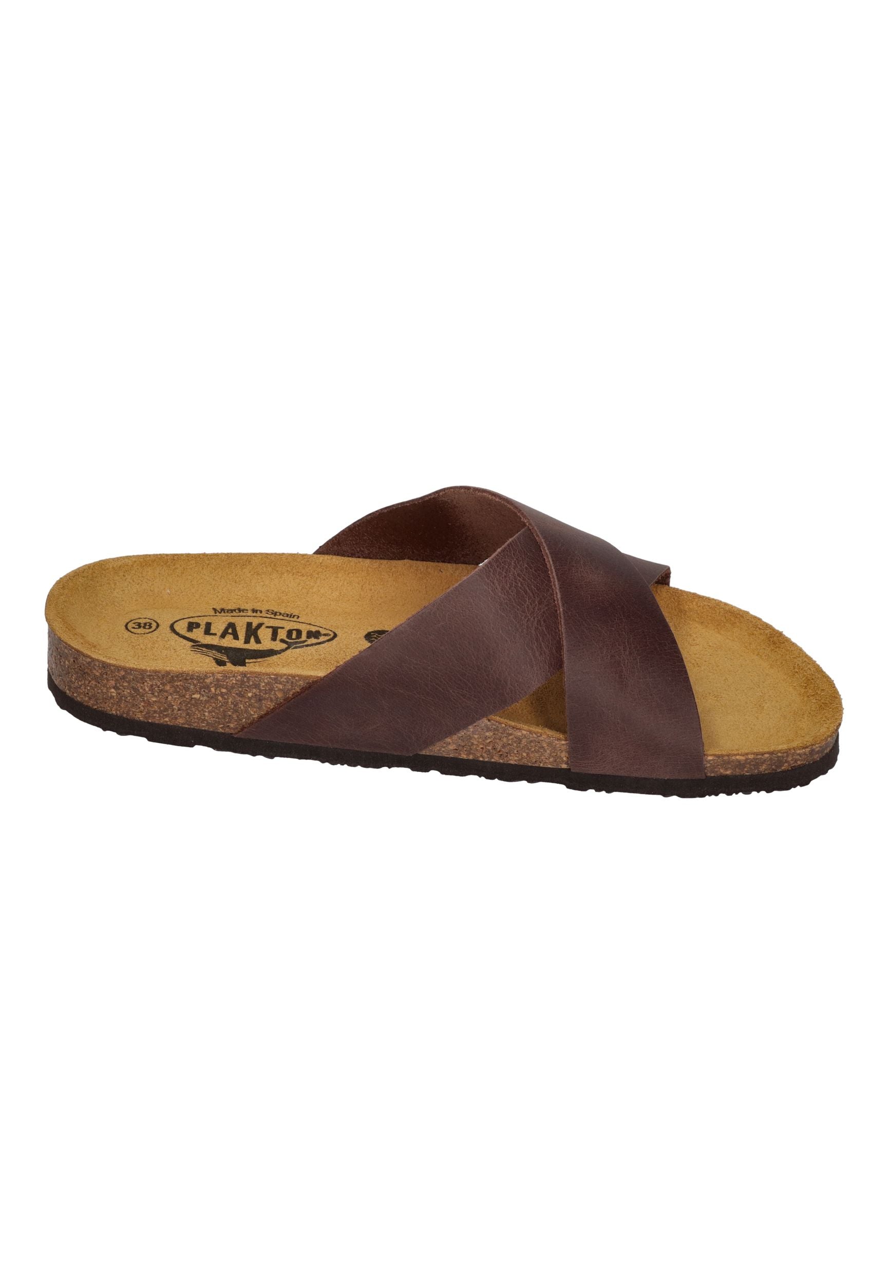 PLAKTON Damen Pantoletten BIBI 181051 coffee