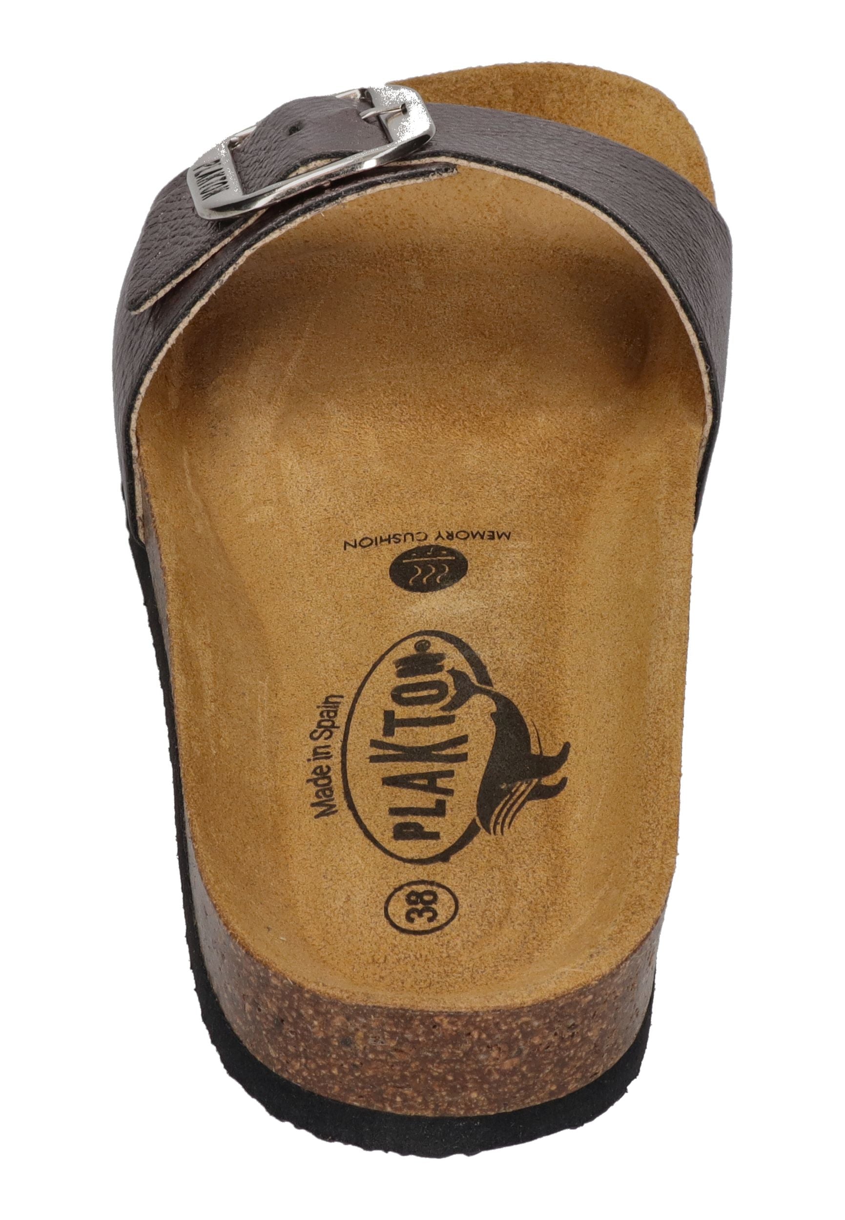 PLAKTON Damen Pantoletten BIS 3 181018 grafito