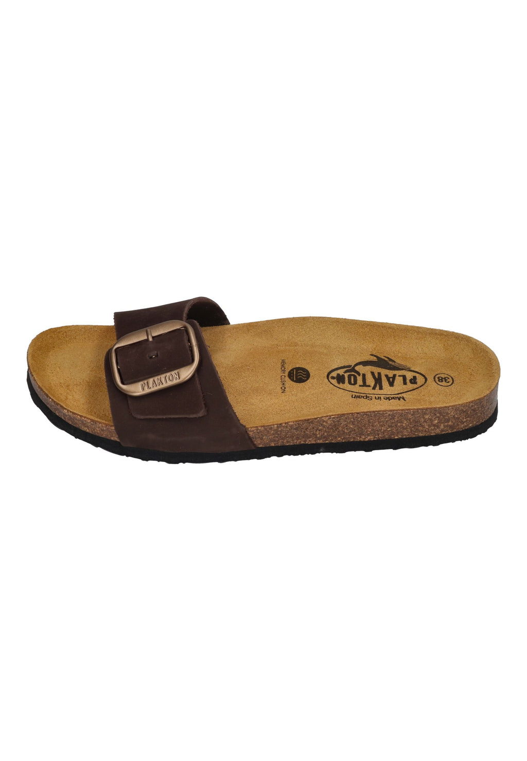 PLAKTON Damen Pantoletten BIS 3 181018 marron