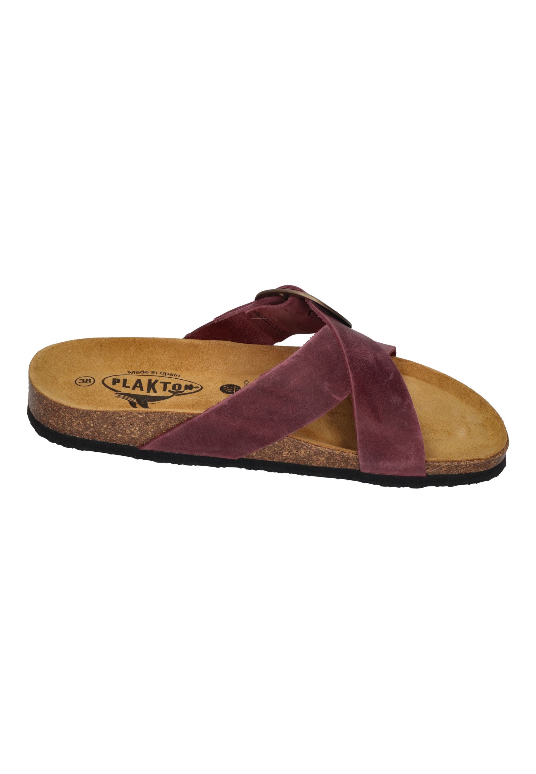 PLAKTON Damen Pantoletten BRAMMA 185690 burdeos