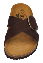 PLAKTON Damen Pantoletten BRAMMA 185690 marron